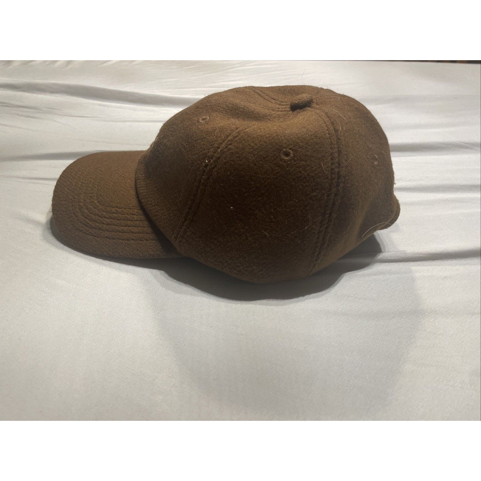 Yardsale Skateboards Brown Faux Suede Script Logo 6 Panel Hat Cap Adjustable — image 2 of 6